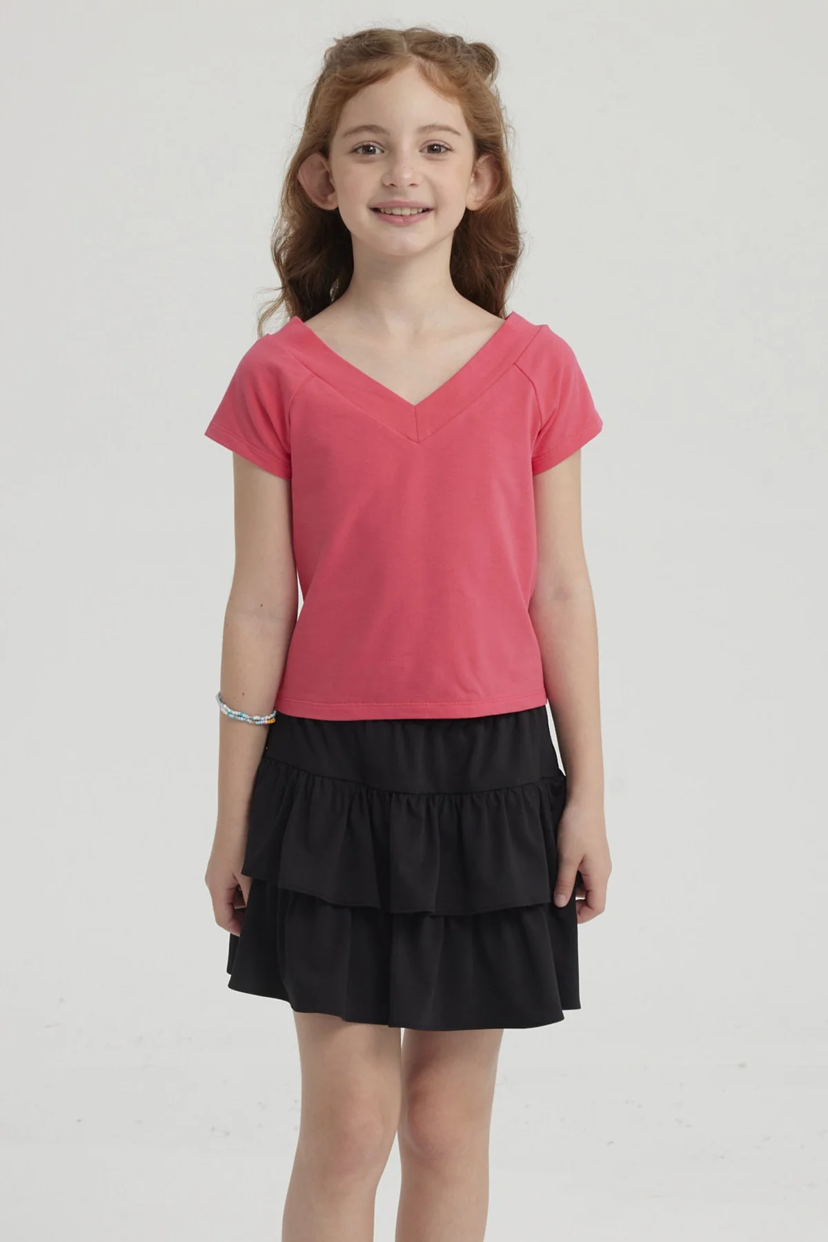 Polera Niña Teen Lisa Fucsia