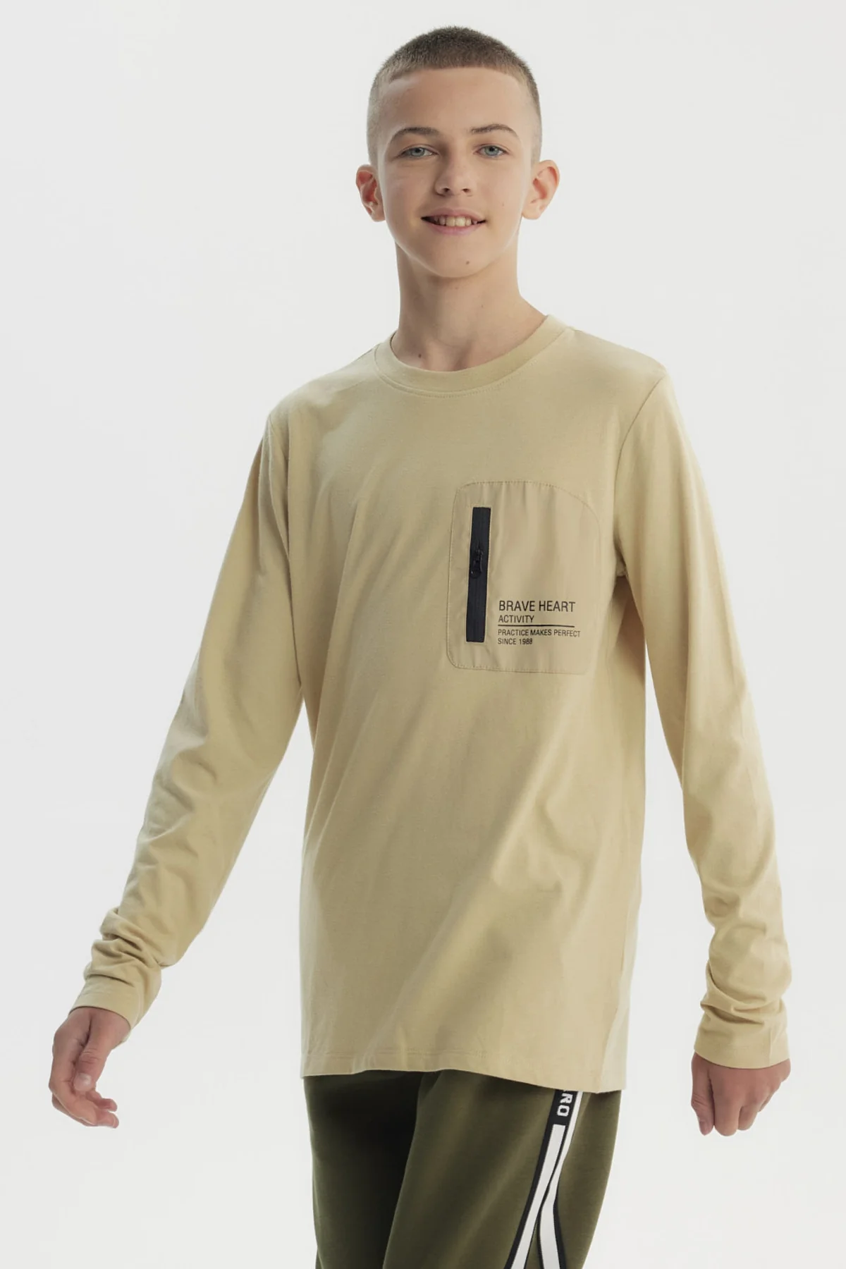 Polera Niño Slim Beige - Image 2