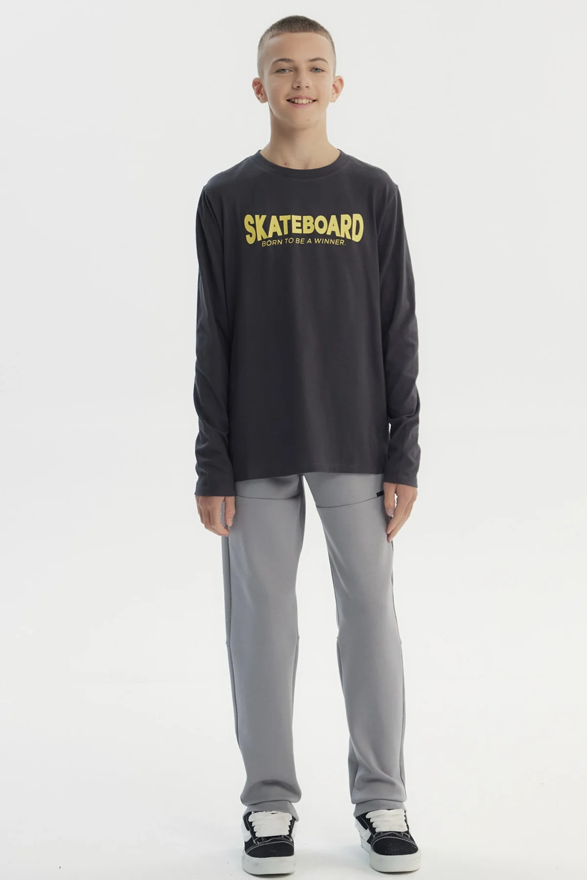 Polera Niño Slim Marengo - Image 4