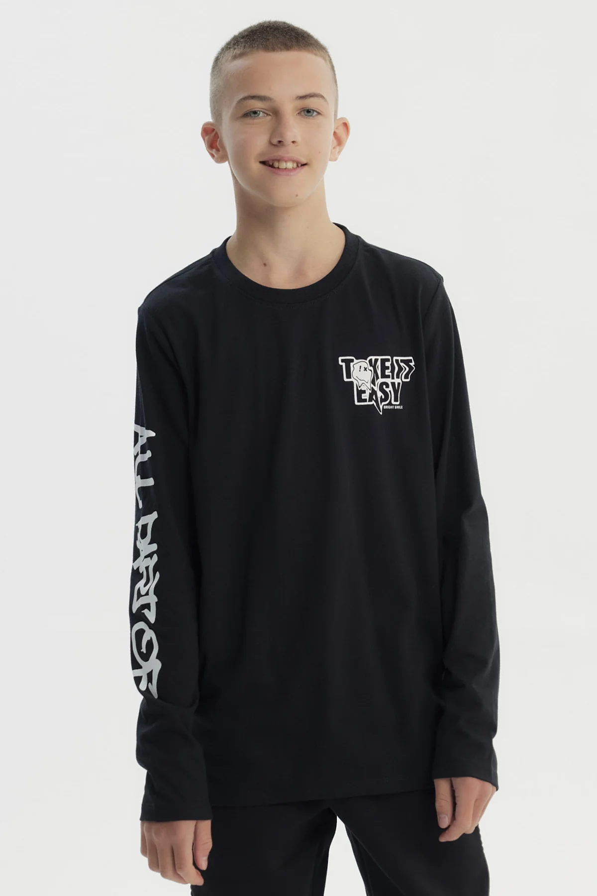 Polera Niño Slim Negro