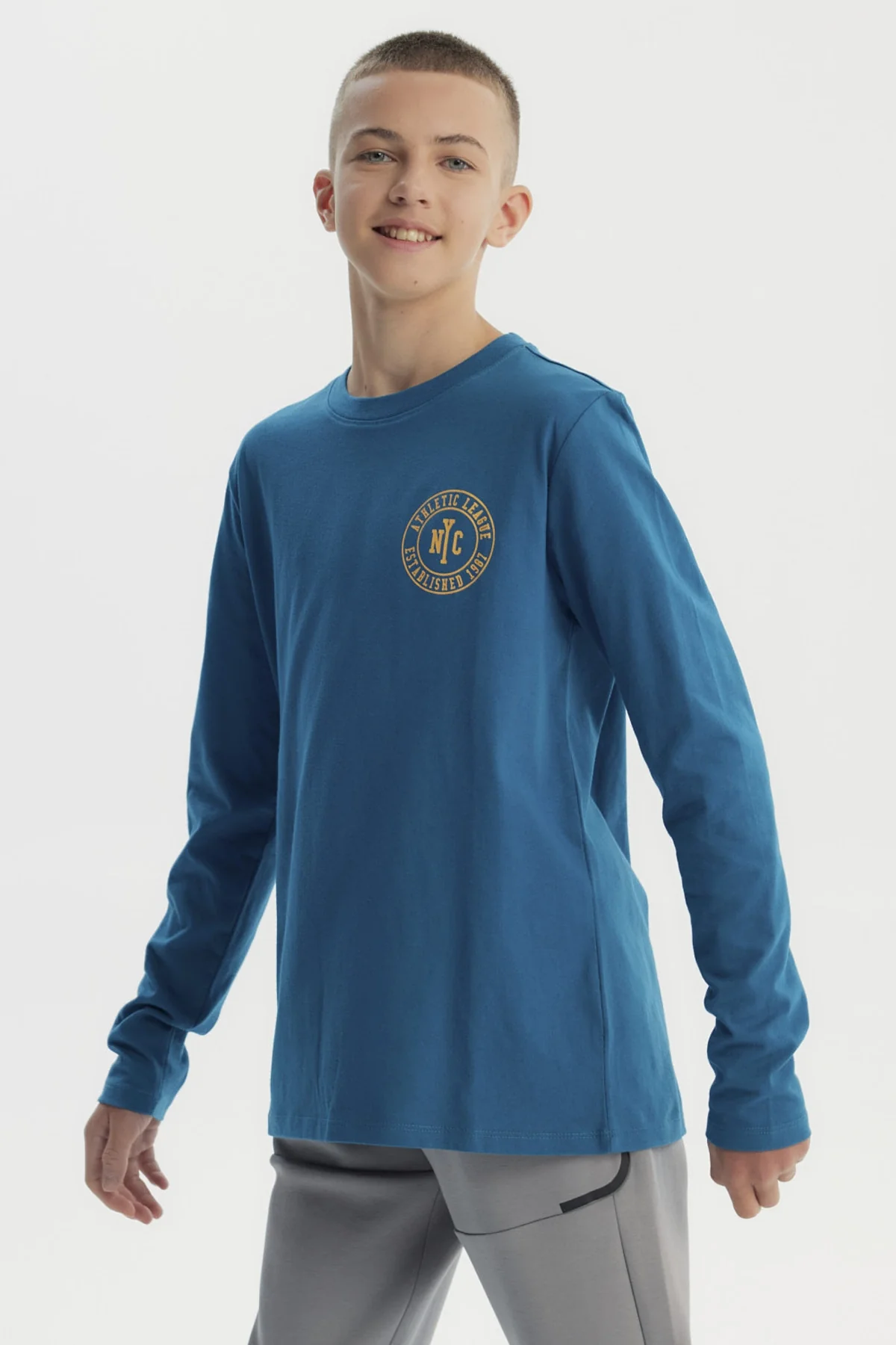 Polera Niño Slim Petroleo - Image 2