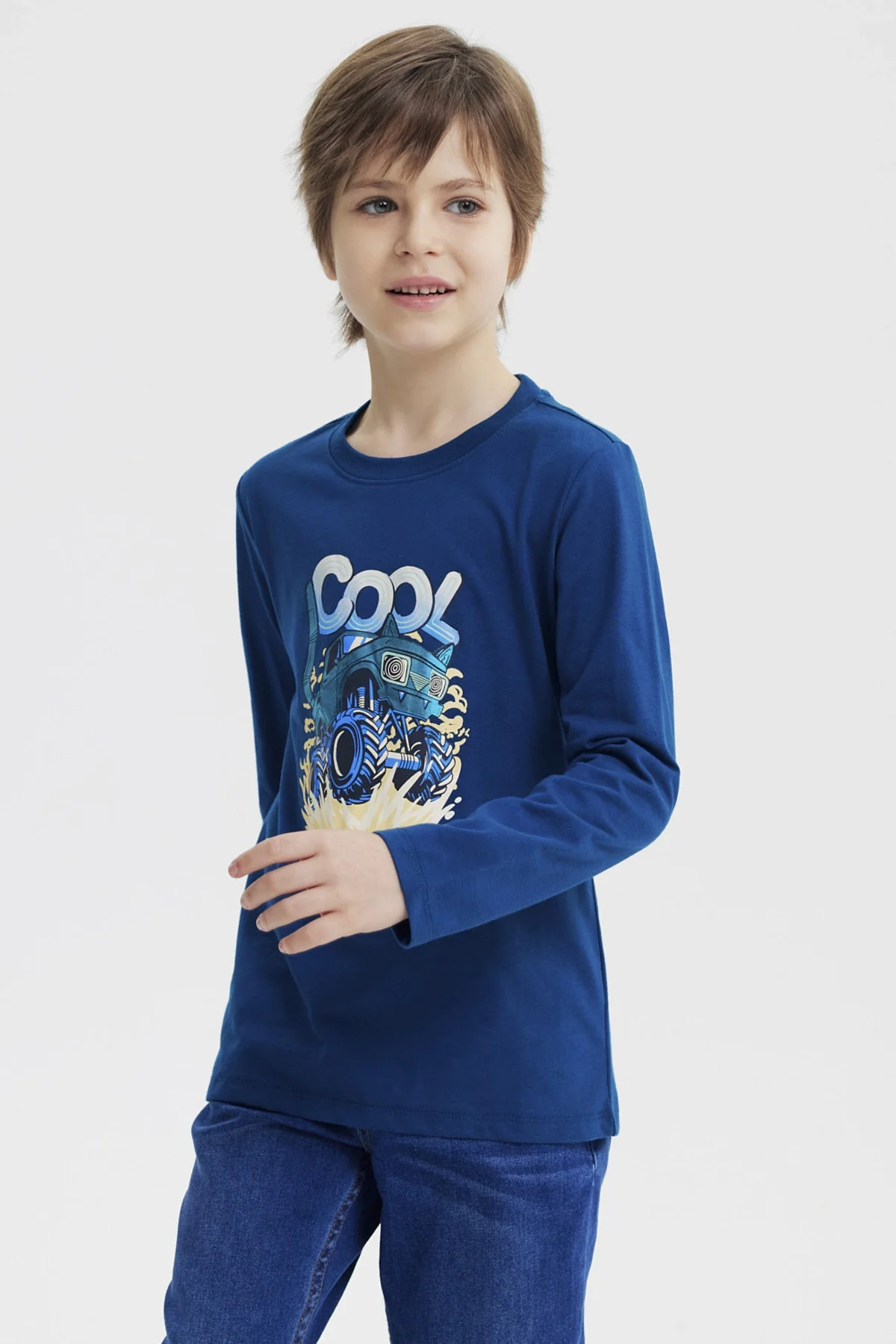 Polera Niño Slim Petroleo - Image 2