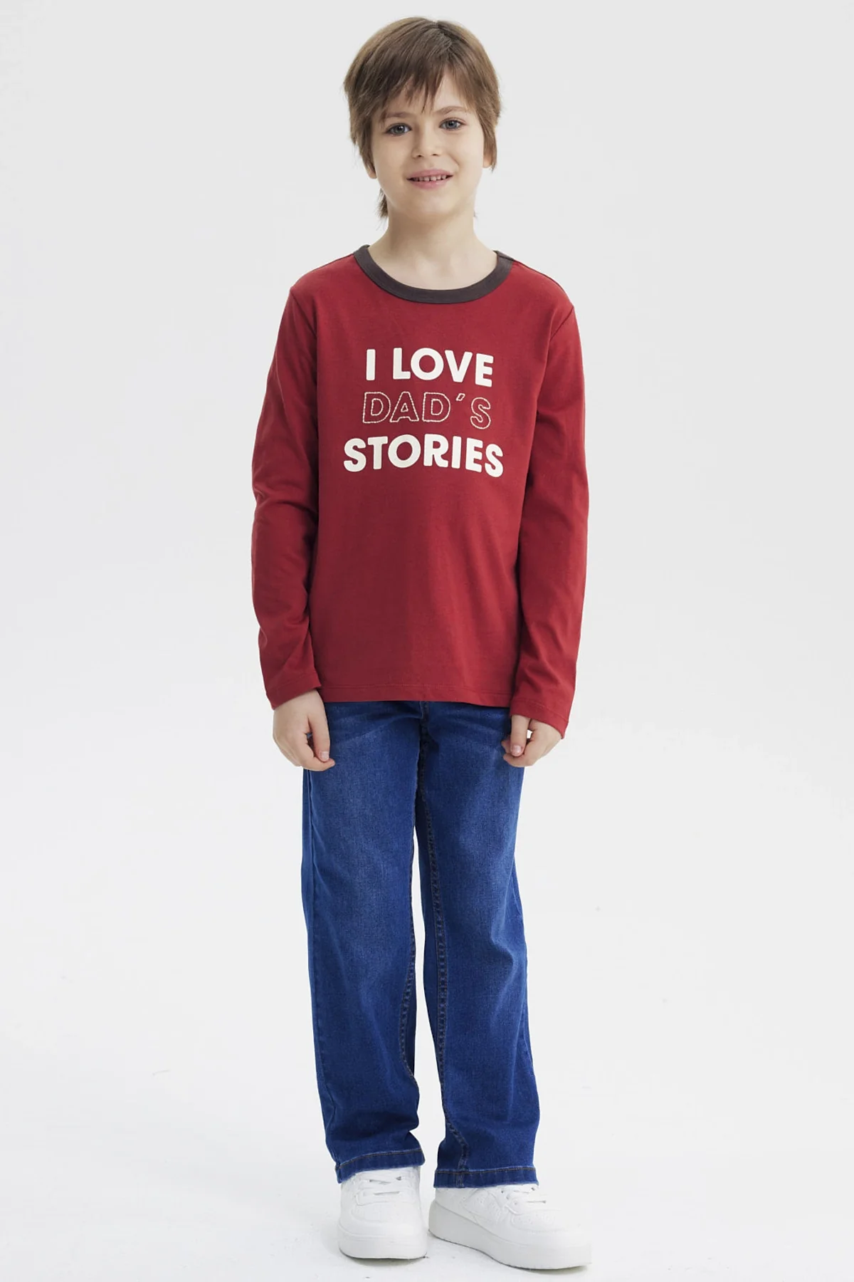 Polera Niño Slim Terracota - Image 4