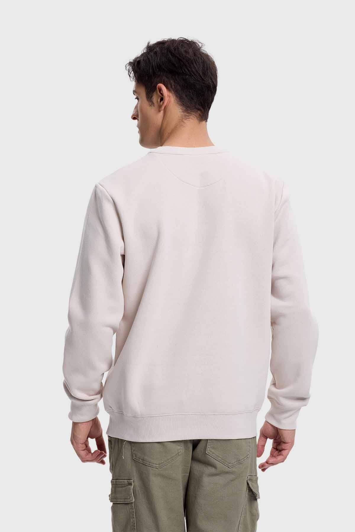 Polerón Hombre College Beige - Image 3