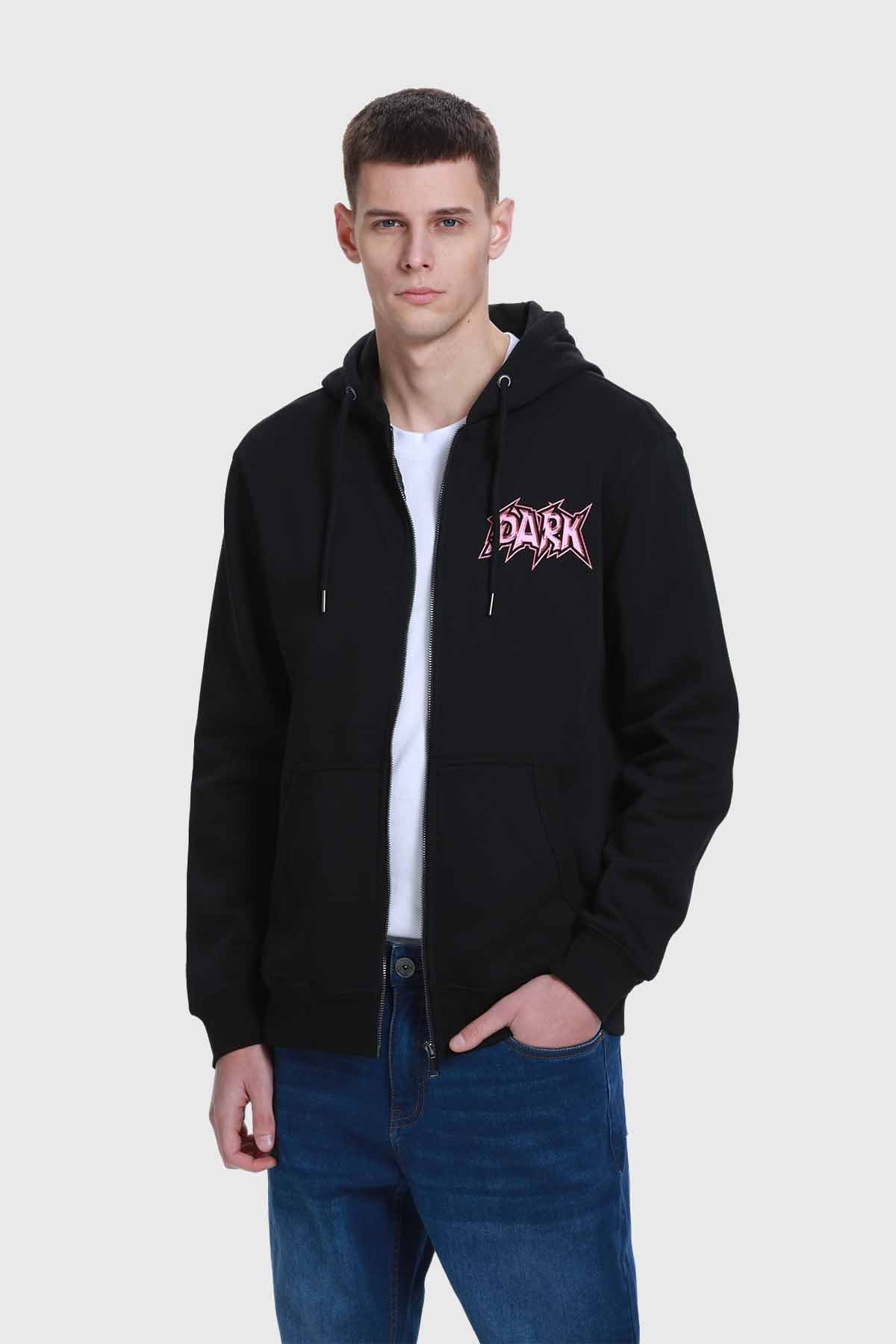 Polerón Hombre Hoodie Negro - Image 2