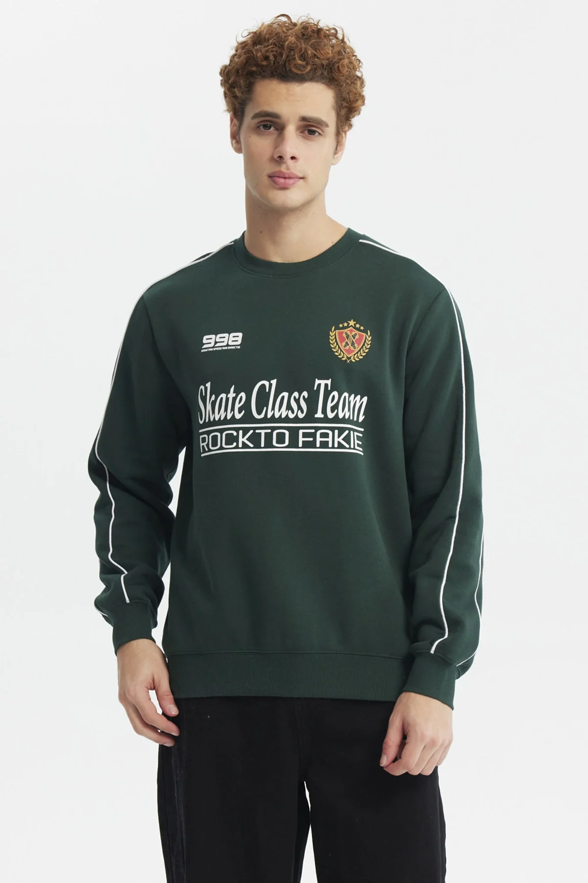 Polerón Hombre Oversize Verde