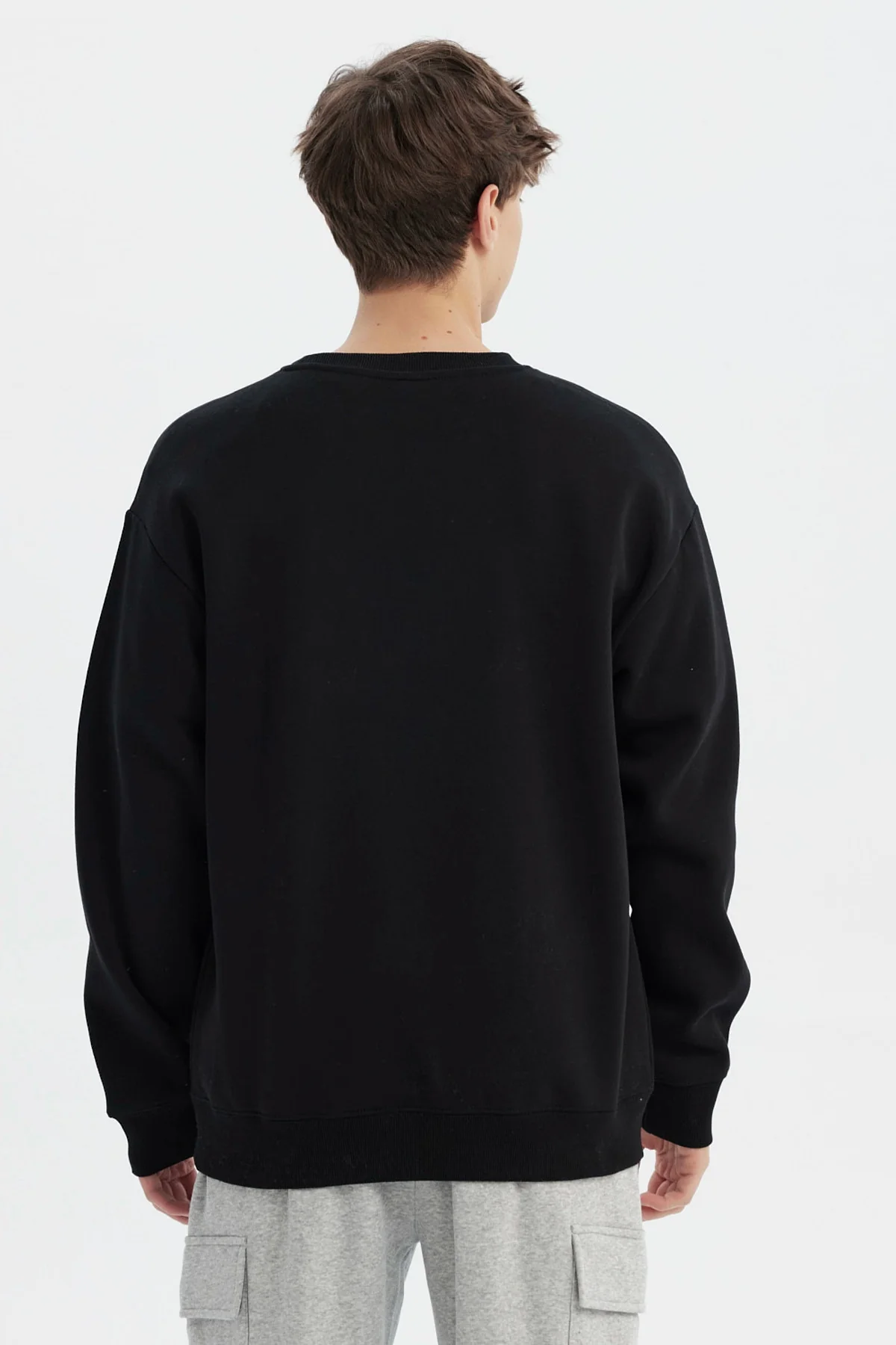 Polerón Hombre Slim Negro - Image 3