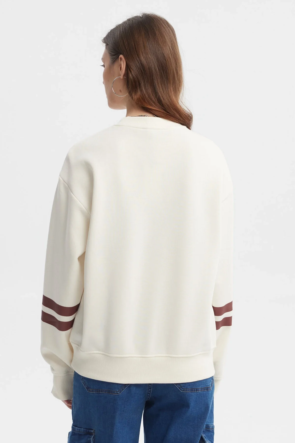 Polerón Mujer Conjunto Crema - Image 3