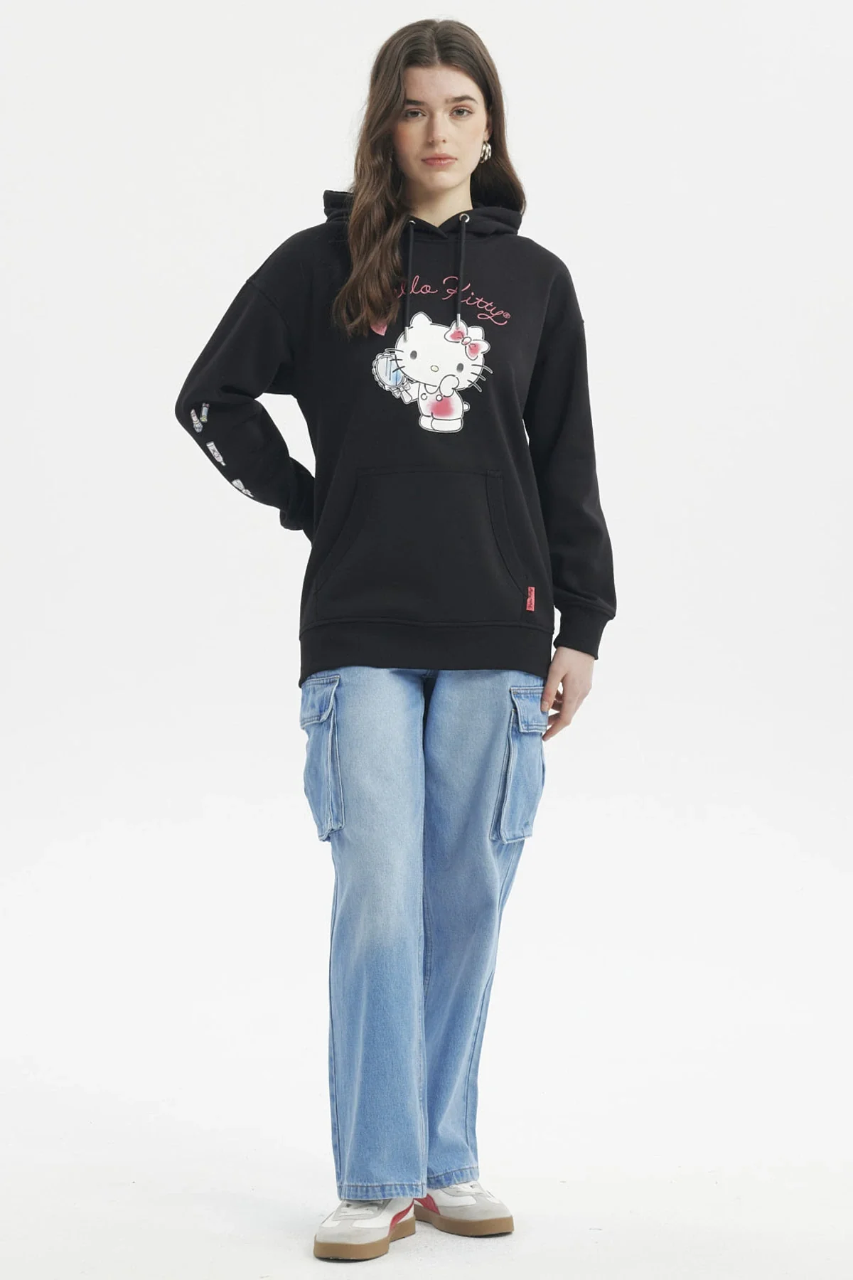 Polerón Mujer Hello Kitty Negro - Image 4