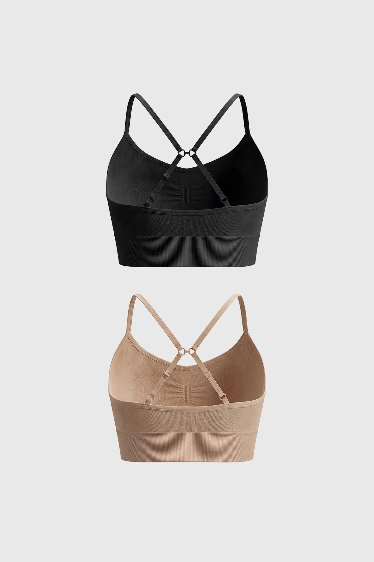 Sostén Mujer Bipack Peto Liso Camel - Image 2