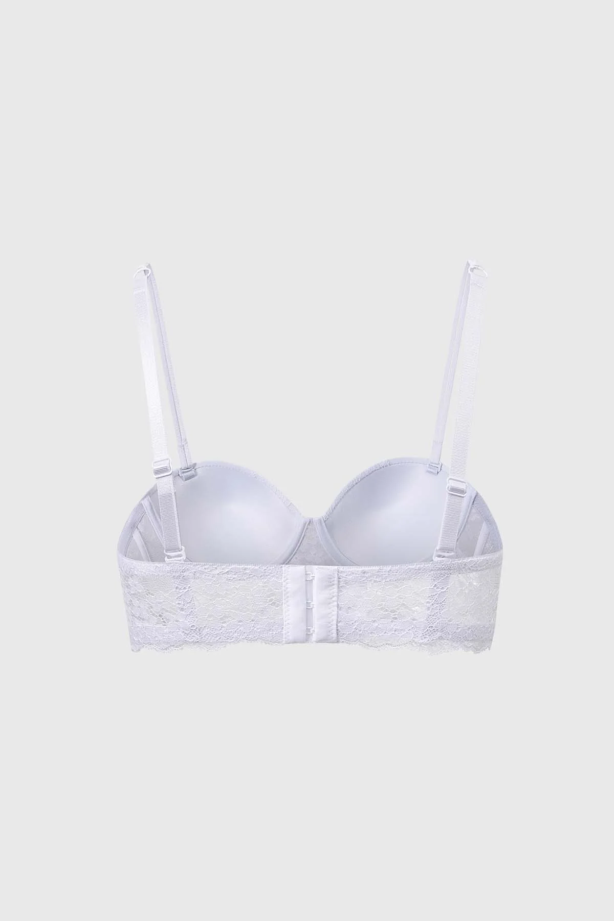 Sostén Mujer Copa Soft Detalle Encaje Blanco - Image 2