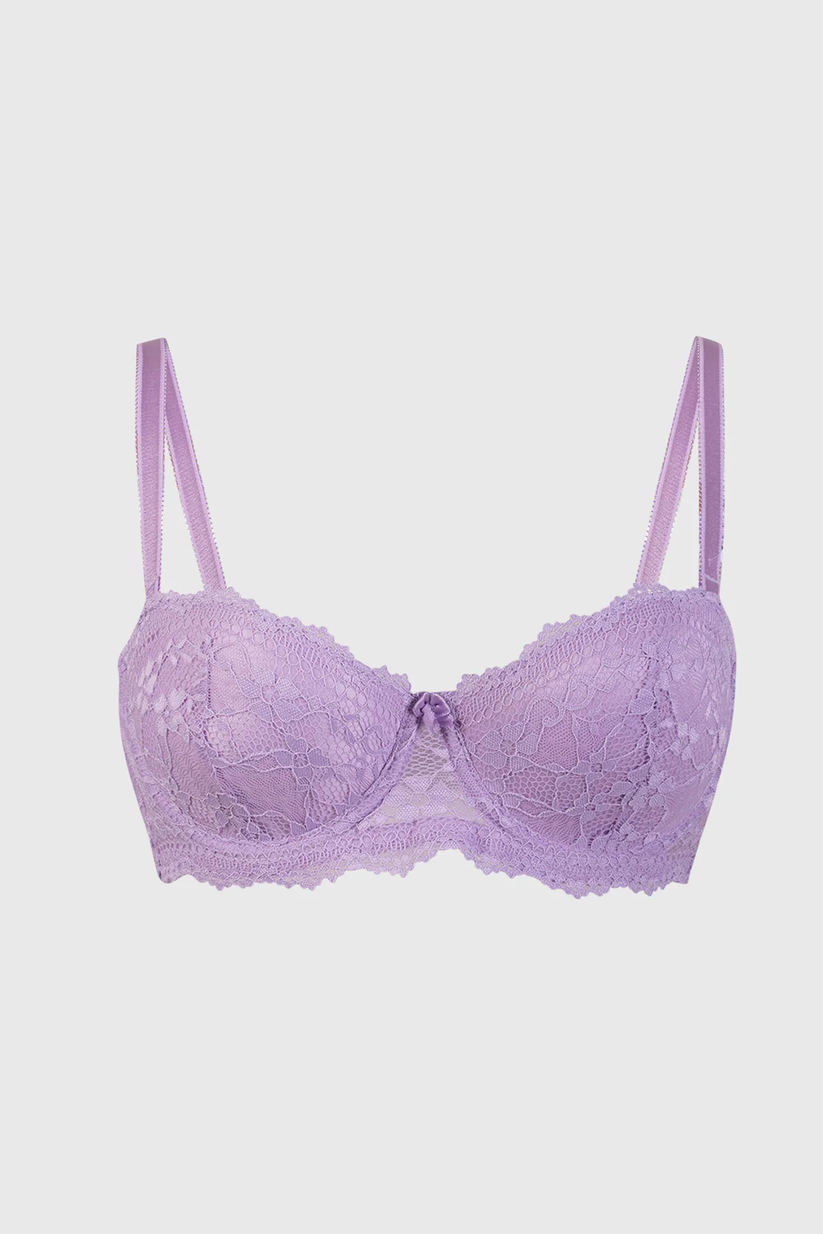 Sostén Mujer Copa Soft Strapless Encaje Lila