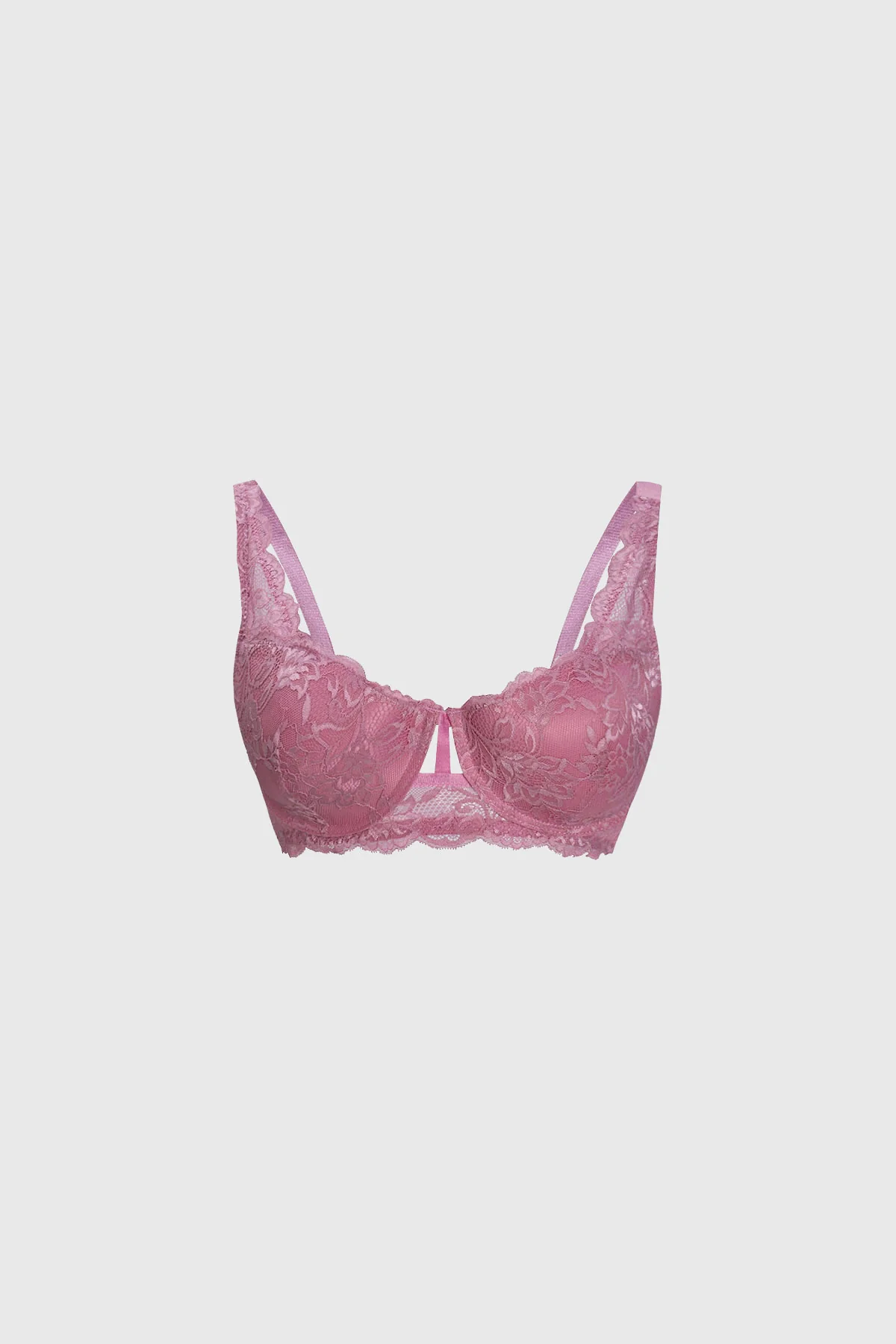 Sostén Mujer Detalle Encaje Rosado