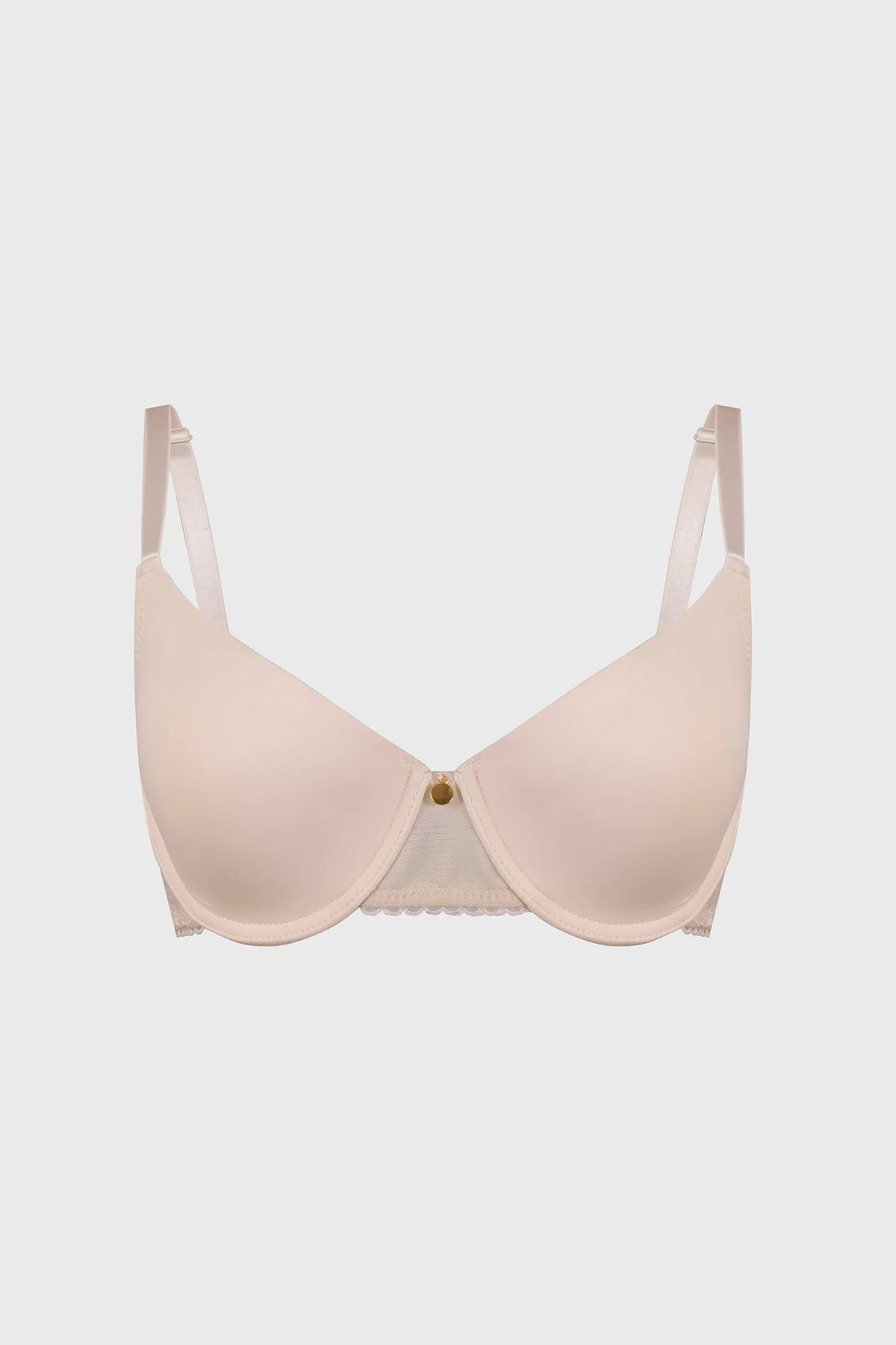Sostén Mujer Push Up Liso Crudo