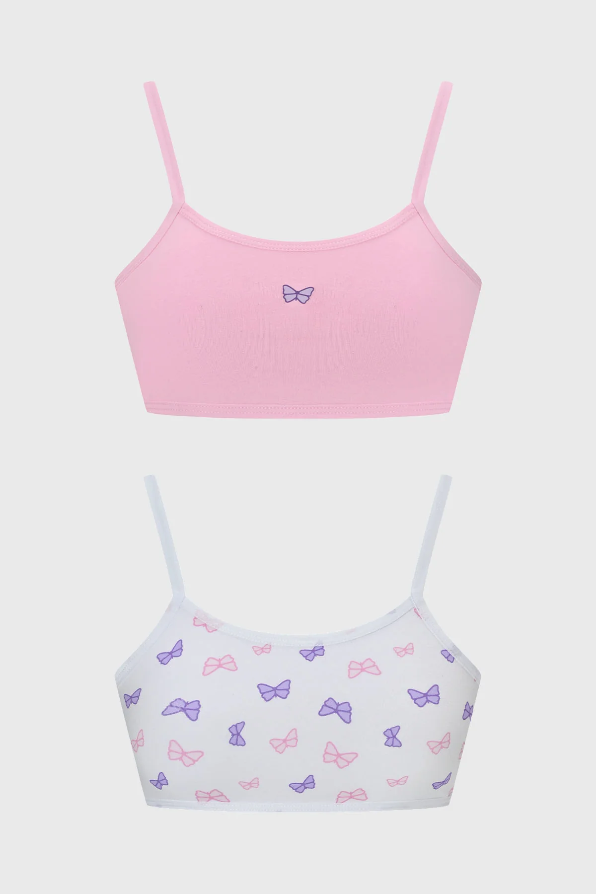 Sostén Niña Bipack Peto Deportivo Teens Blanco
