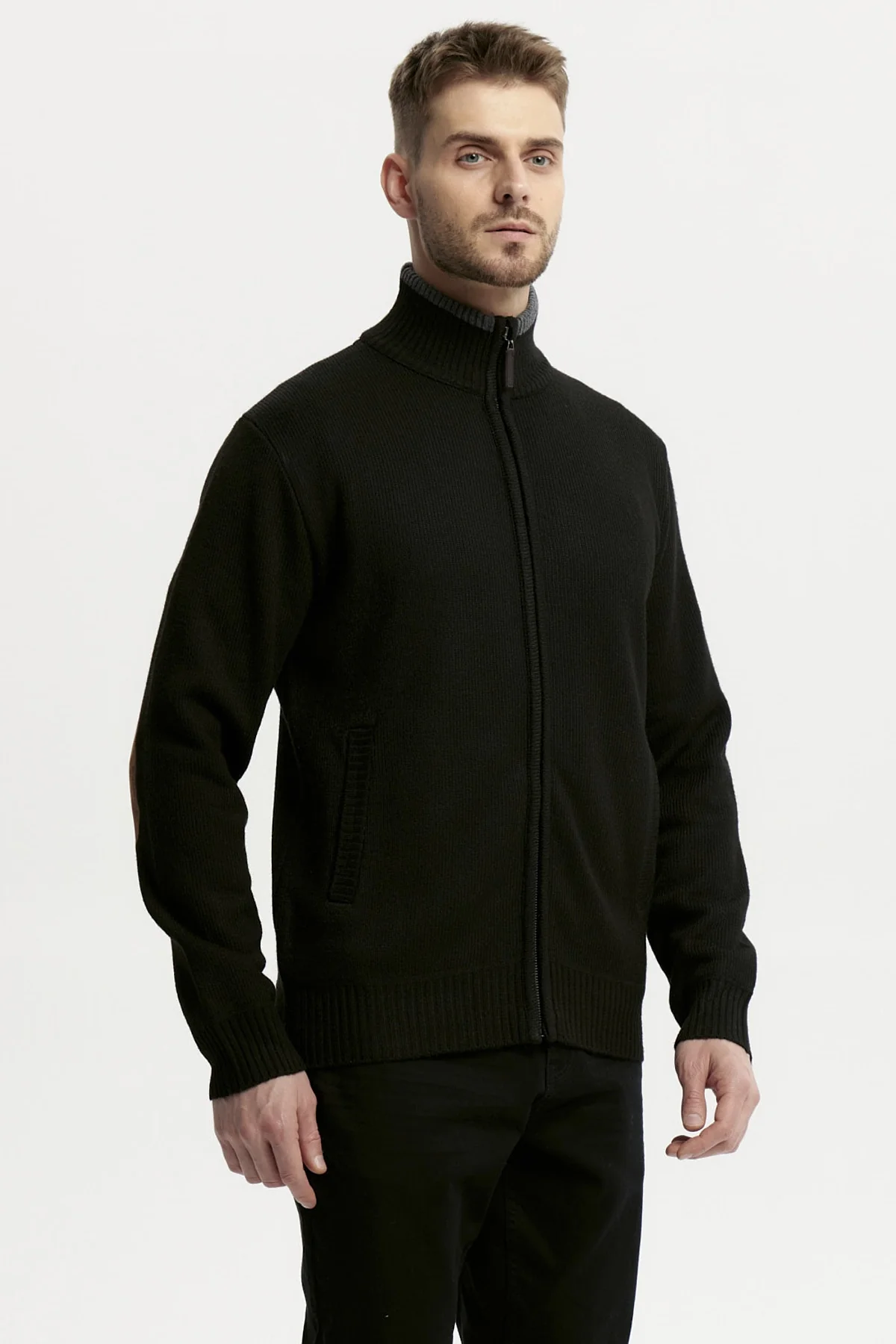 Sweater Hombre Slim Negro - Image 2