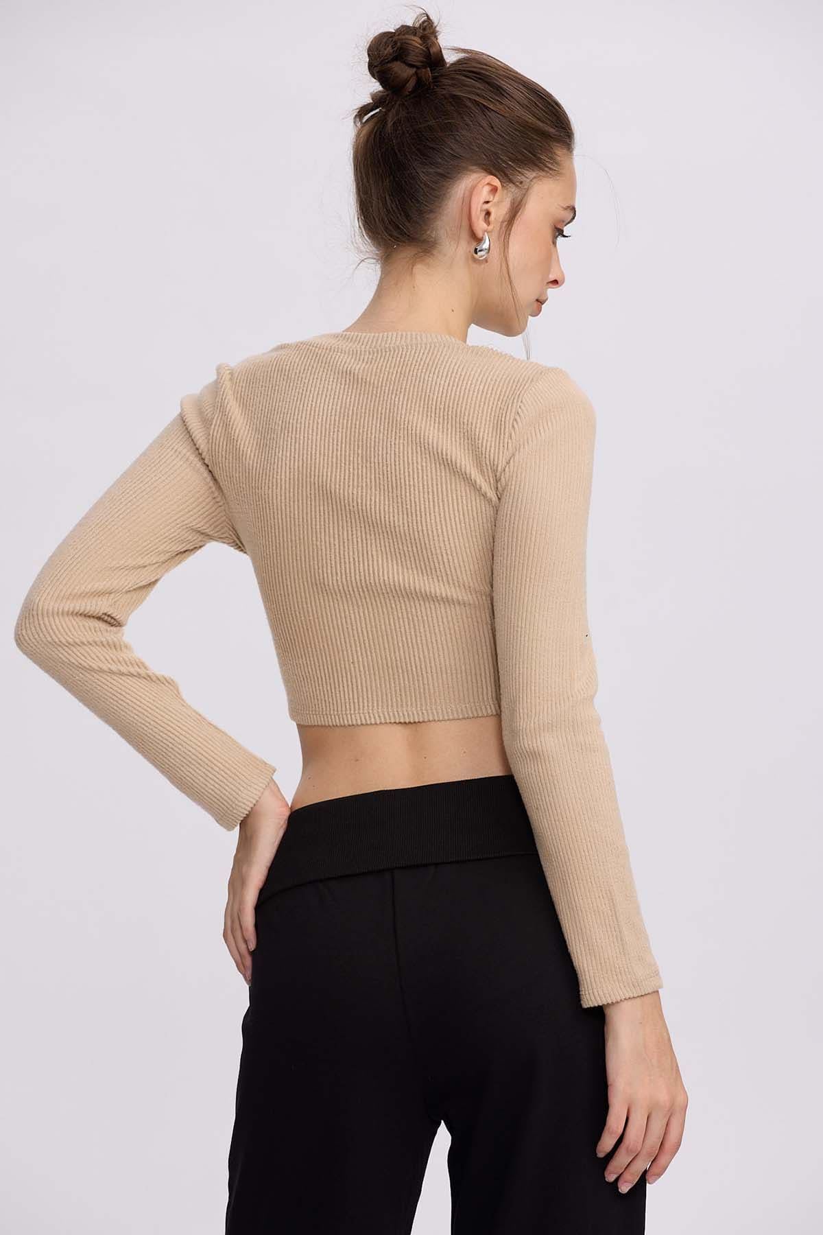 Sweater Mujer Basta Beige - Image 3