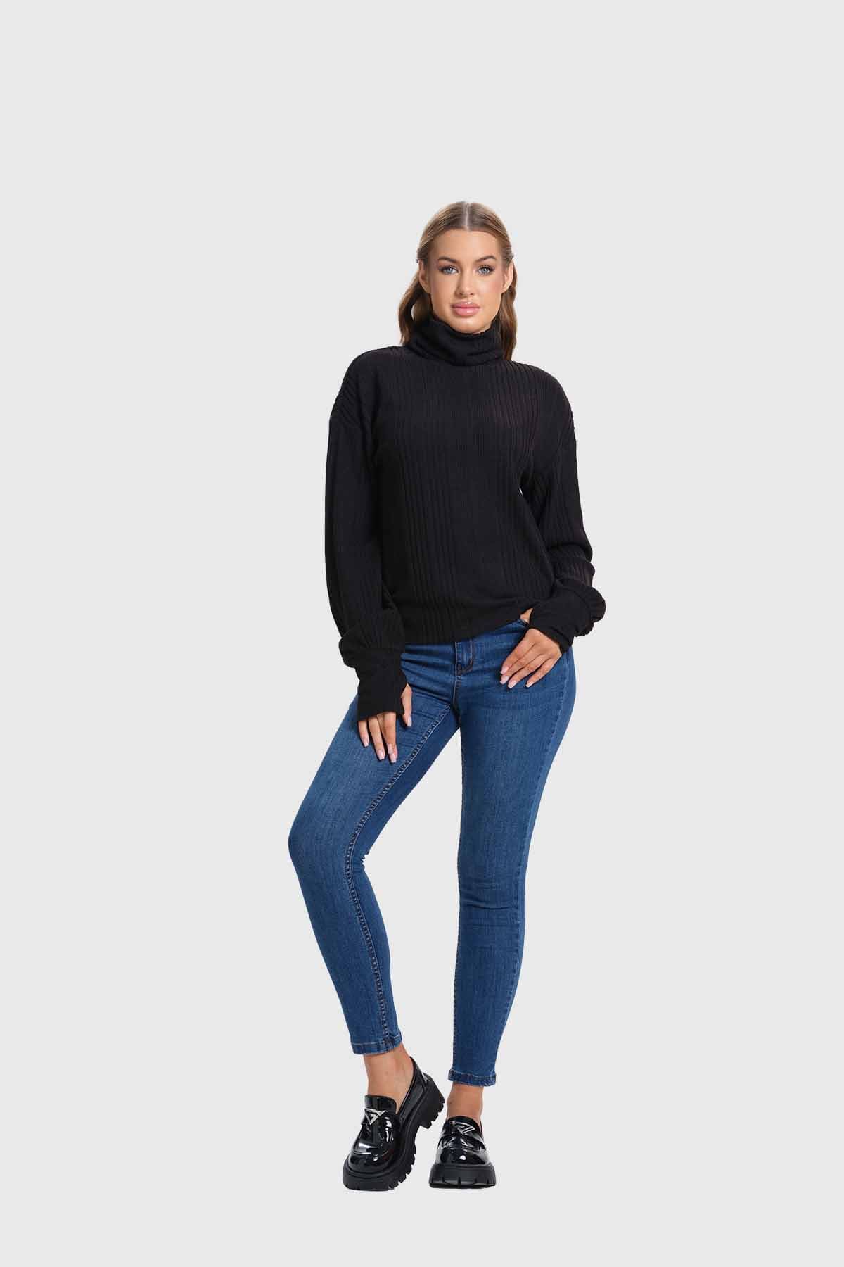 Sweater Mujer Camman Negro - Image 4