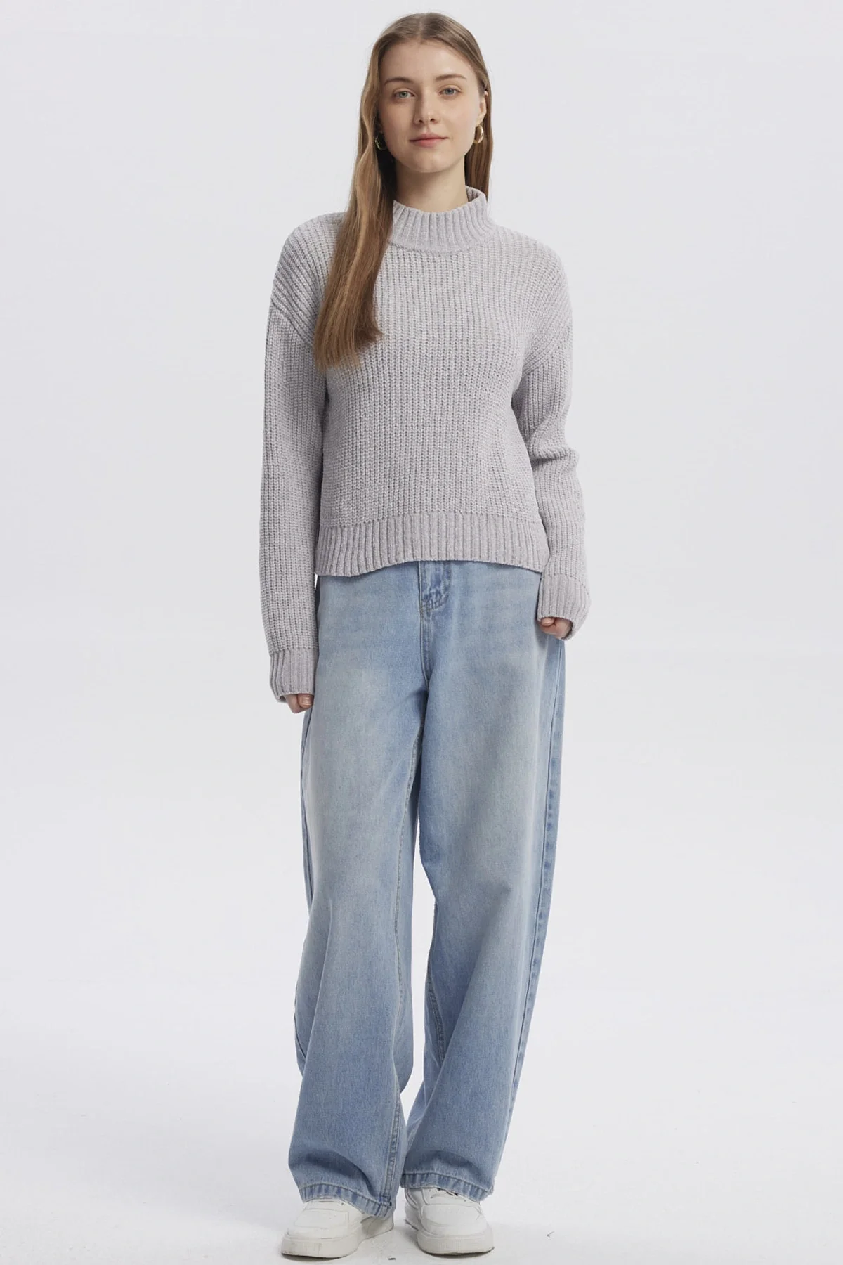 Sweater Mujer Juvenil Gris - Image 4