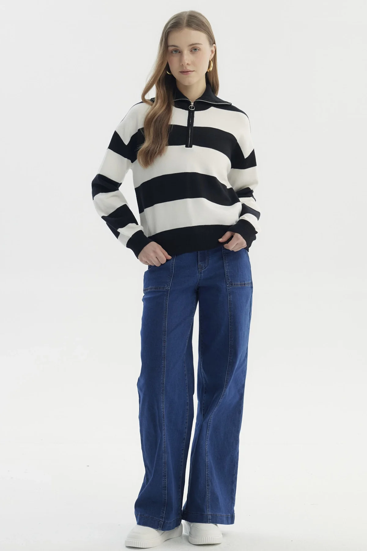 Sweater Mujer Juvenil Negro - Image 4
