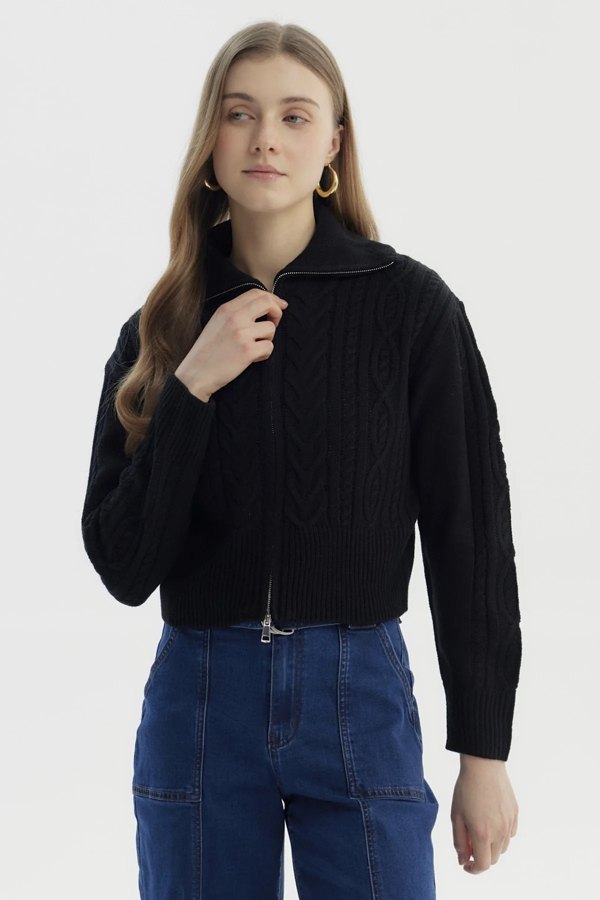 Sweater Mujer Juvenil Negro