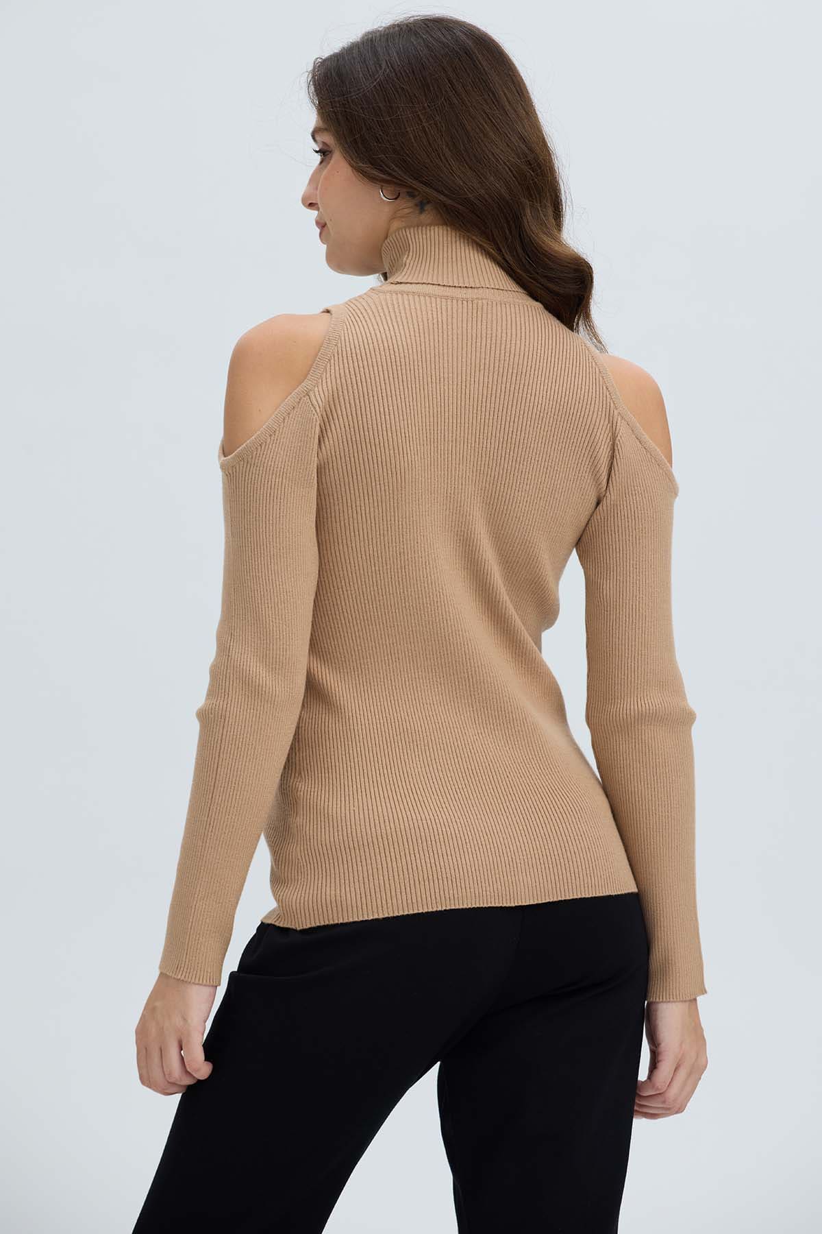 Sweater Mujer Off Camel - Image 3