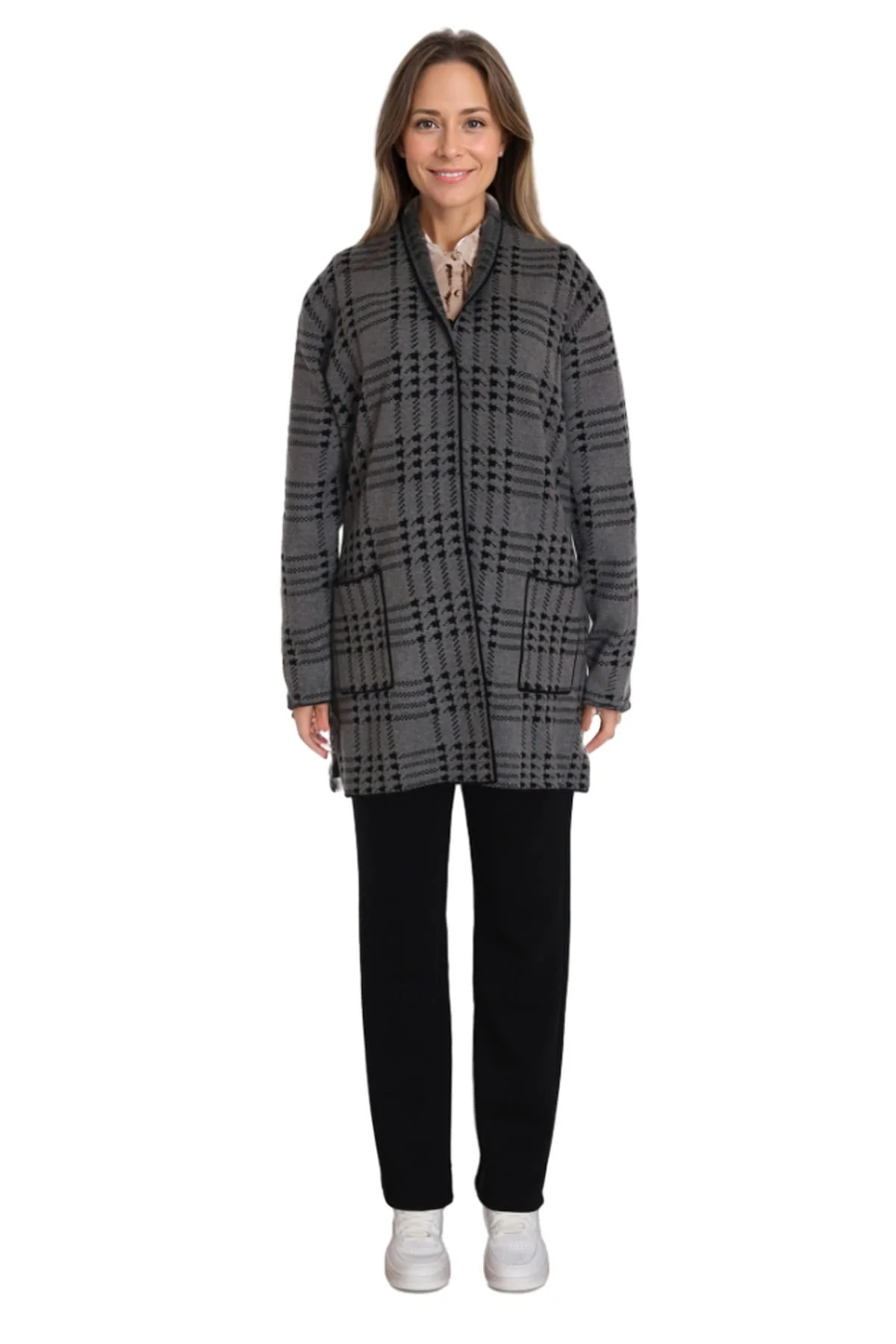 Sweater Mujer Gris - Image 3