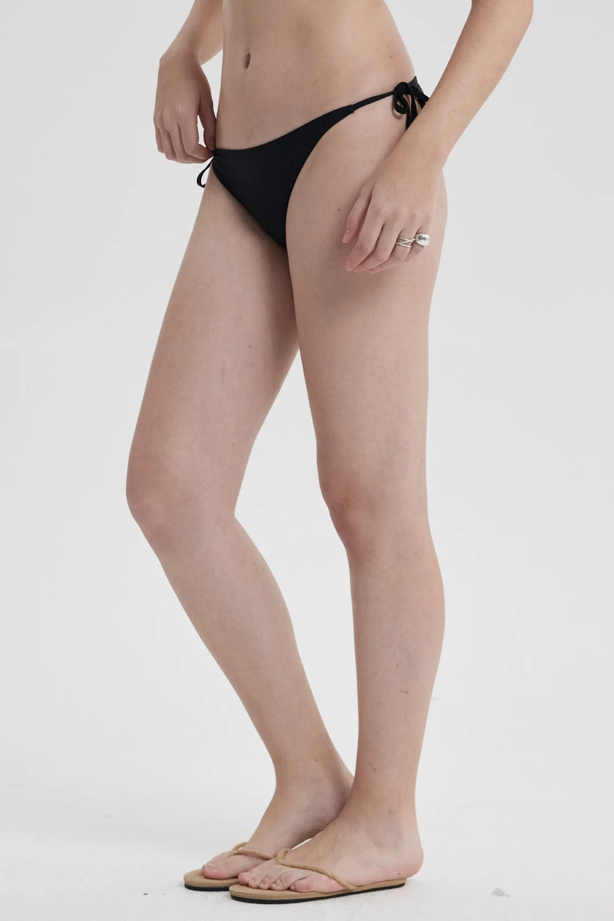 Traje de Baño Mujer Calzón Bikini Lazo Negro - Image 3