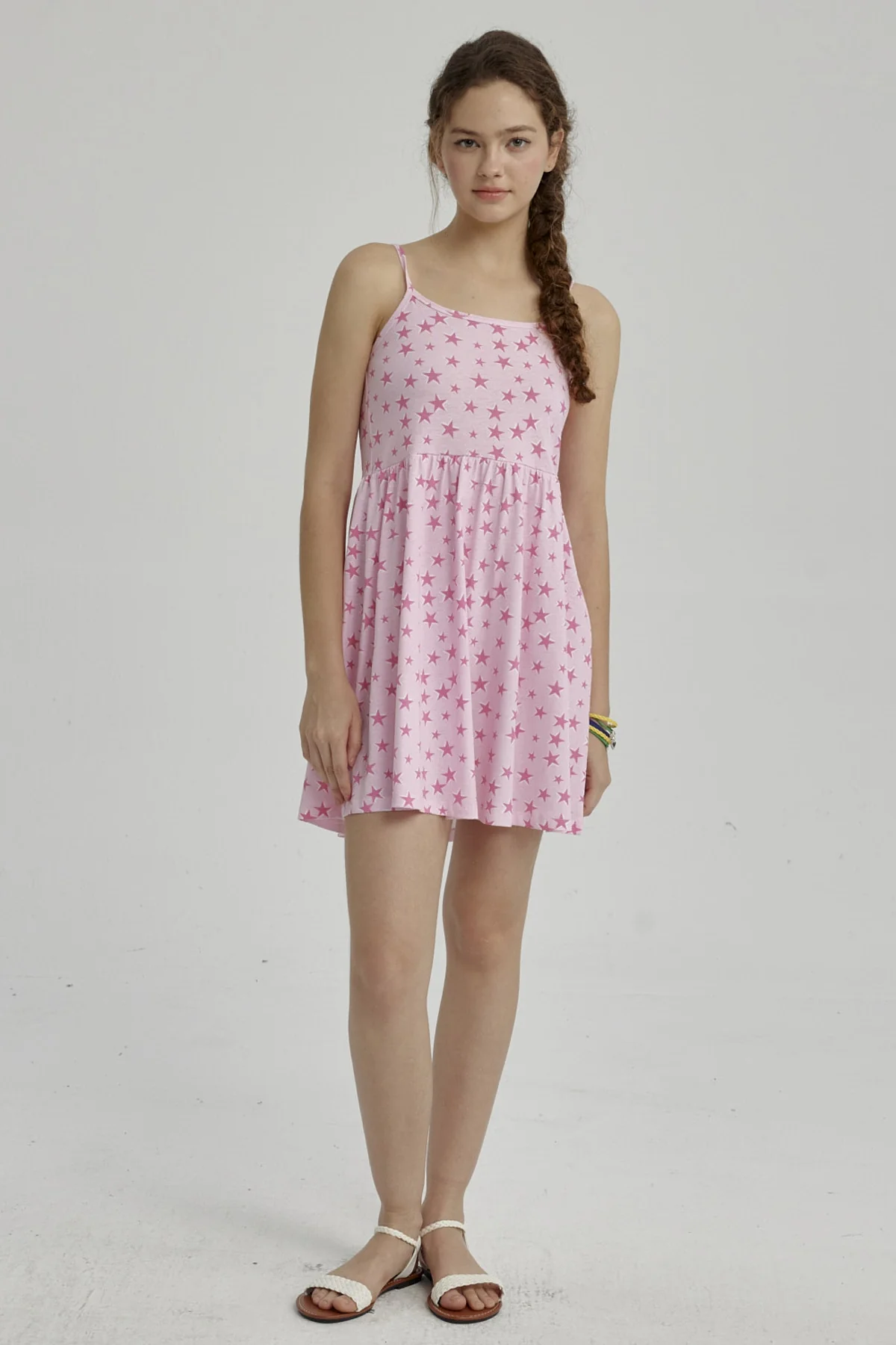 Vestido Niña Básico Teen Rosado